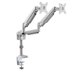 EATON Tripp Lite DDR1732DAL silber / Monitorarm für 2 Monitore / 17-32" / VESA 100x100 mm / Tragkraft 18 kg