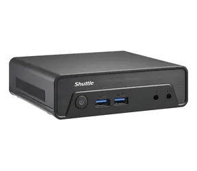 Shuttle NE10N / Mini-PC (Barebone) / Intel N100 / SO-DIMM DDR4 / M.2 SSD / passive Kühlung