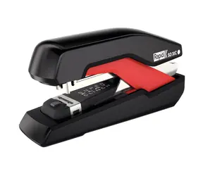 Rapid Supreme Omnipress SO30c schwarz/rot / Hefter / kompakt / 30 Blatt / SuperFlatClinch