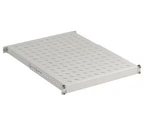 EFB Rack-Einschub 19" grau / 1 HE / Tiefe 500-900 mm / Tragfähigkeit 150 kg