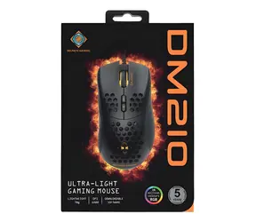 Deltaco DM210 schwarz / Gaming-Maus / RGB / kabelgebunden / 6400 DPI / 7 Tasten