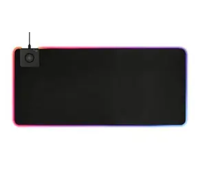 Deltaco GAM-092 schwarz / Mauspad / RGB / kabelloses Ladegerät / USB / 900 x 400 mm
