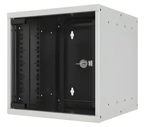 EFB Wandschrank 4U grau / Schrank / 10" / 312x300 mm / Tragfähigkeit 30 kg / IP20