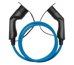 Kabelmeister Ladekabel Typ 2 - Typ 2 blau 5m / Ladekabel / Modus 3 / 3-phasig / 16A / 11kW / IP54
