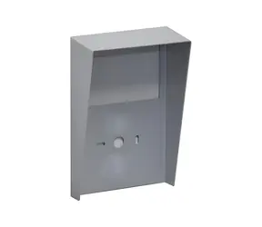 Wantec 4231 grau / Schutzhülle / für Monolith 1-4 Tasten / ohne Tastatur / Wandmontage