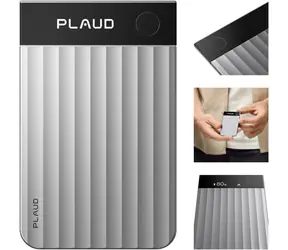 PLAUD Note Pro Silber / Diktiergerät / KI-Sprachrekorder / AMOLED-Display / 64 GB / Bluetooth 5.4 / WLAN / 50 Stunden Akkulaufzeit