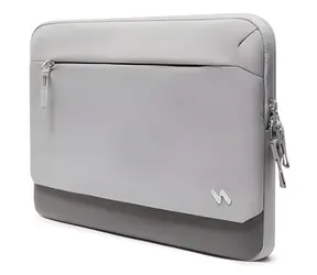 Inateck Laptoptasche 13" grau / Laptoptasche / recyceltes Nylon / Vordertasche
