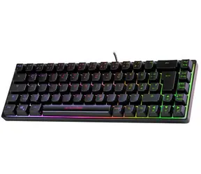 Deltaco GAM-158-DE schwarz / Membrantastatur / 60% / RGB / kabelgebunden / USB
