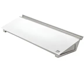 NOBO Glas-Notizblock weiß / Notizblock / 460 x 150 x 60 mm