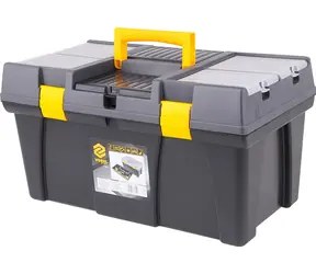 Vorel Werkzeugkasten aus Kunststoff, 26 Zoll / Werkzeugkasten / 2 Schlösser / 580 x 280 x 285 mm