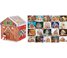 EUROGRAPHICS Puzzle Lebkuchenhaus in einer Blechdose / 550 Teile / 48 x 33 cm