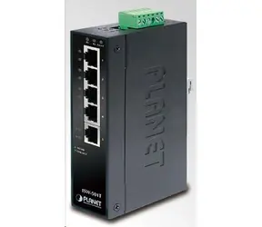 Planet ISW-501T / Industrieschalter / 5x 10/100Base-TX / DIN / IP30 / -40 bis 75 °C
