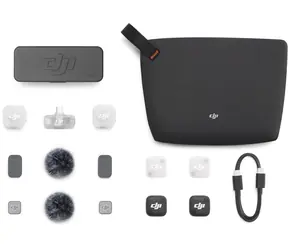DJI Mic Mini 2 (2 Sender + 1 Empfänger + Ladecase) / Drahtloses Mikrofon / 2 Sender, 1 Empfänger & Ladecase