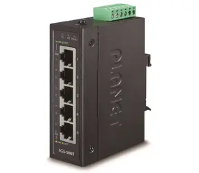 Planet IGS-500T / Industrieschalter / 5x 1000Base-T / DIN / IP30 / -40 bis +75 °C