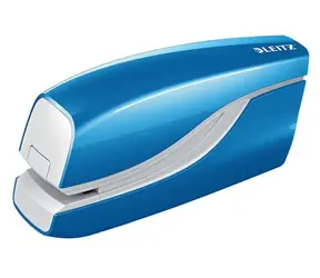 Leitz NeXXt Wow 5566, Metallicblau / Elektrischer Hefter / Kapazität: 10 Blatt / Akkubetrieben