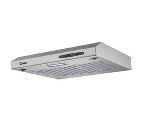 Candy CFT610/5X/1 / Einbau-Dunstabzugshaube / 60 cm / Edelstahl / 3 Geschwindigkeitsstufen / 71 dB