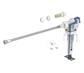 Geberit Typ 383 / Füllventil / seitlicher Wassereinlass / 3/8" / Messingnippel
