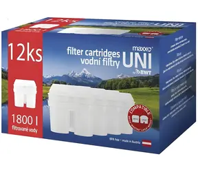 Maxxo UNI Filtereinsätze für Wasserkocher / Filtereinsatz / 12 Stück / Für Laica Biflux, Brita Maxtra, BWT