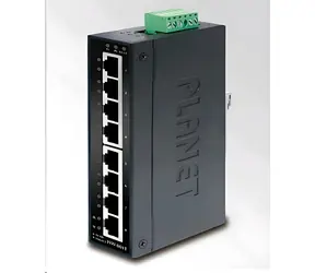 Planet IGS-801T / Industrie-Switch / 8x 1Gb RJ-45 / Unmanaged / DIN / IP30 / -40 bis 75 °C