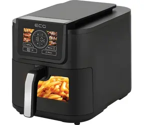 ECG AF 8020 Ai Slim Fry / Heißluftfritteuse / 8 l / 100-200 °C / KI-Technologie / Glastür