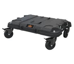 Keter ROC Pro Gear 2.0 schwarz / Plattformwagen / Tragfähigkeit 145 kg / 4 Räder / 443 x 775 mm