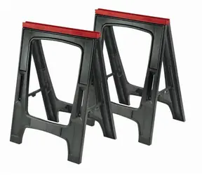 Keter Arbeitsziegen, 2 Stück / Ziege / Faltbar / Tragkraft 340 kg / 57,8 x 41 x 77 cm