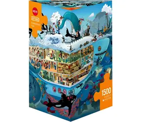 HEYE Puzzle-Spaß im U-Boot / 1500 Teile / 80 × 60 cm