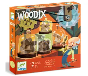DJECO Woodix 3D-Puzzle-Set / 6-teilig / ab 7 Jahren