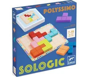 DJECO Holzpuzzle Polyssimo / 11 Teile / 3 Schwierigkeitsstufen