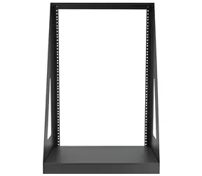 StarTech Rack 2-Pfosten 16U schwarz / Rack / freistehend / Tragfähigkeit 160 kg / 518×305×787 mm