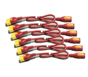 APC Netzkabel- Kit C13-C14 rot / Netzkabel / Verriegelbar / 1,2 m / 6 Stück pro Packung