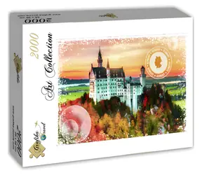 GRAPHICS Puzzle Reise um die Welt: Deutschland / 2000 Teile / 96 x 68 cm