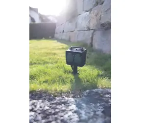 Brennenstuhl 1154450 schwarz / Gartensteckdose / IP44 / 2x Steckdose / Erdspieß / 16 A