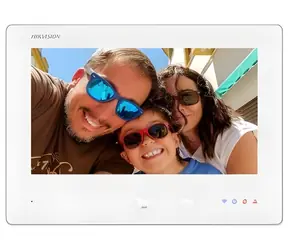 HIKVISION DS-KH7300EY weiß / Monitor für den Innenbereich / 7"-Touchscreen / WLAN / 2-Draht-Anschluss