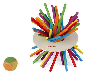 JANOD Crazy Sticks / Wahrnehmungsspiel / aus Holz / ab 3 Jahren