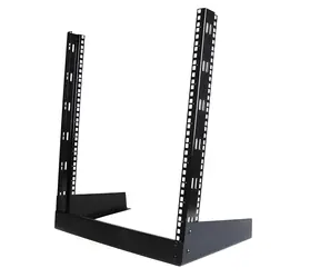 StarTech Open Frame 12U schwarz / Standrack / 19" / Tiefe 292 mm / Tragfähigkeit 50 kg / 2-Pfosten