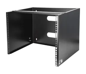 StarTech Wandregal 8U schwarz / Wandregal / Tragkraft 36,3 kg / 500 × 349 × 362 mm / Stahl