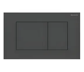 Geberit Sigma40 matt schwarz / Spülknopf / Easy zu reinigen / Edelstahl