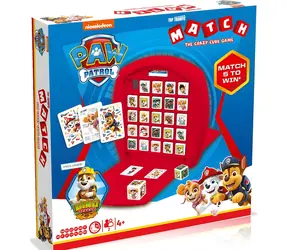 NICKELODEON Top Trumps Match Paw Patrol Brettspiel / 25 Würfel / 15 Karten / CZ -Spielanleitung
