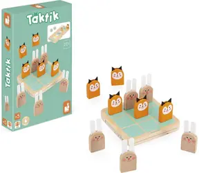 JANOD Taktik 2v1 / 2v1 Brettspiel / Tic-Tac-Toe und Verfolgungsjagd