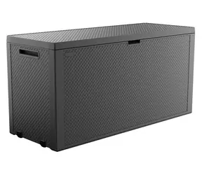 Keter Emily 270 l Graphit / Gartenbox / Volumen 280 l / Abschließbarer Deckel