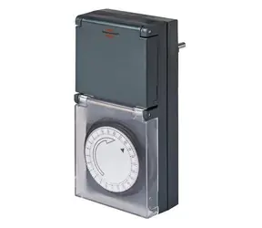 Brennenstuhl MZ 44 grau / Zeitschaltuhr / mechanisch / IP44 / 230 V / 16 A