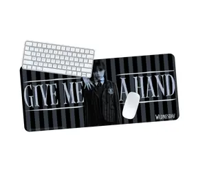 ThumbsUp! Tischset Mittwoch schwarz-grau / Tischset / Neopren / 70 x 30 cm / rutschfest