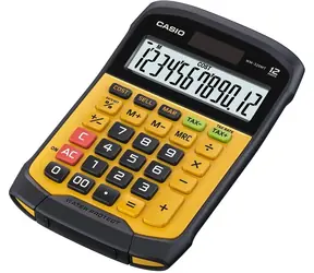 Casio WM-320MT-S / Taschenrechner / 12-stellig / Wasserdicht (IP54) / Batterie- und solarbetrieben