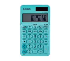 Casio SL-310UC-GN grün / Taschenrechner / 10-stellig / Solarpanel + LR54-Batterie