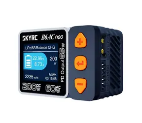 SkyRC B6AC Neo / Ladegerät / LiPo, LiFe, NiMH / 200 W DC / 60 W AC / USB-C PD 65 W