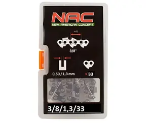NAC 91PX033E / Sägekette / 33 Glieder / 3/8" / 1,3 mm / für PHCBE90-CH