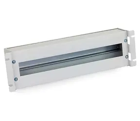 Triton Leitungsschutzschalterleiste 19" 3HE Grau / Leitungsschutzschalterleiste / Mit Abdeckung / 3HE