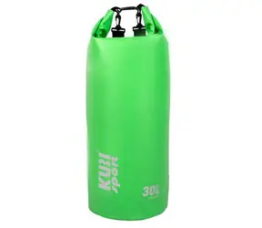 KUBISPORT Bootstasche 30 l grün / Wasserdichte Tasche / Volumen 30 l