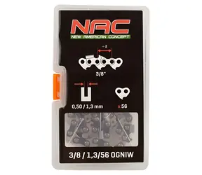 NAC Sägekette, 56 Glieder / Sägekette / 3/8"-1,3 mm / für CE24-40